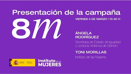 Presentacion de la campaña 8M