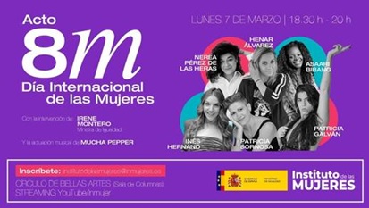 Acto 8M dia internacional de las Mujeres