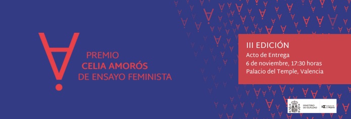  Premio Celia Amorós de Ensayo Feminista